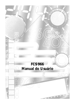 FCS 966 Manual do Usuário