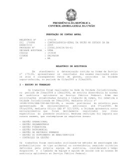 presid&ecirc;ncia da rep&uacute;blica controladoria
