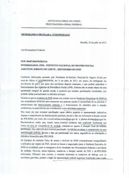 ADVocAcIA-GERAL DA UNI&Atilde;O PROCURADORIA