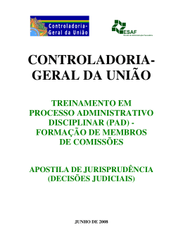 CONTROLADORIA- GERAL DA UNIÃO