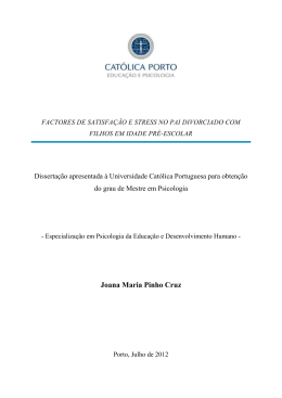 Joana Maria Pinho Cruz - Reposit&oacute;rio Institucional da Universidade