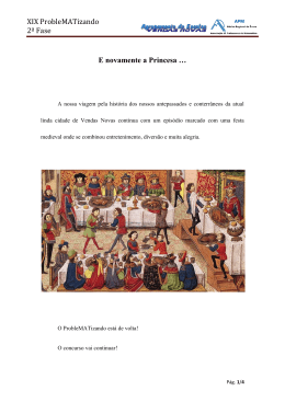 XIX ProbleMATizando 2ª Fase E novamente a Princesa …