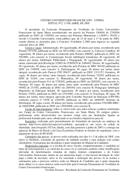 Informa&ccedil;&otilde;es Gerais