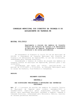 conselho municipal dos direitos da crian&ccedil;a e do adolescente de