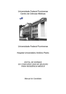 EditalCoremeUFF2005 - Universidade Federal Fluminense