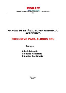 EXCLUSIVO PARA ALUNOS DPU