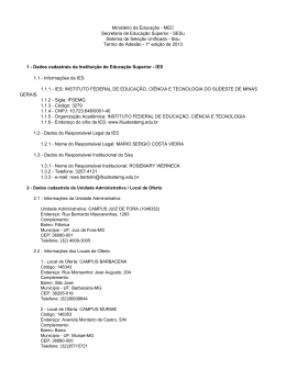 SESu Sistema de Sele&ccedil;&atilde;o Unificada - Sisu Termo