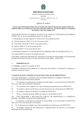 edital - Instituto Federal do Espírito Santo - IFES