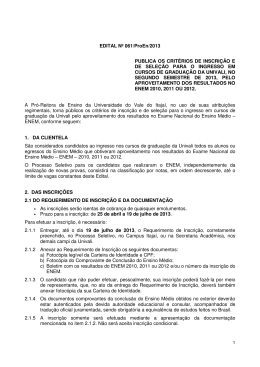 EDITAL N&ordm; 061/ProEn/2013 PUBLICA OS - Intranet