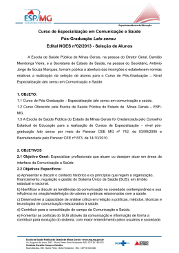 Edital - ESP-MG