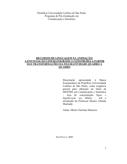 Pontif&iacute;cia Universidade Cat&oacute;lica de S&atilde;o Paulo Programa de