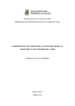 an&aacute;lise dos filmes 33 - Reposit&oacute;rio Institucional UFC