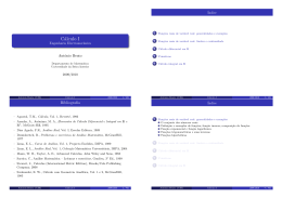 Slides (Prof. António Bento)
