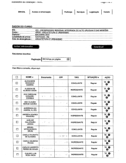 Arquitetura e Urbanismo