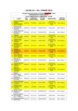10/09/14 &ndash; AU / ENADE 2014