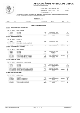 Comunicado Oficial AFL Nº 4