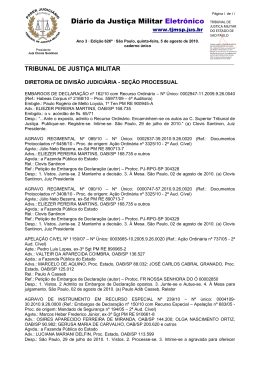 Di&aacute;rio da Justi&ccedil;a Militar Eletr&ocirc;nico