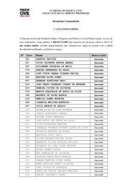 POL&Iacute;CIA CIVIL DO ESTADO DE MINAS GERAIS