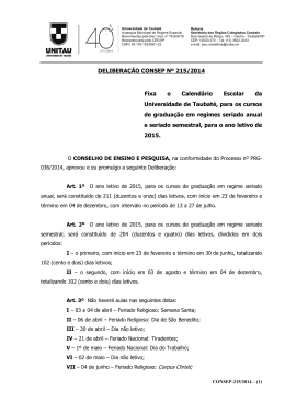 Delibera&ccedil;&atilde;o