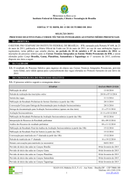 Edital n&ordm; 52/RIFB