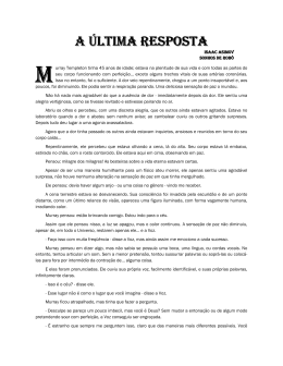 A &uacute;ltima resposta