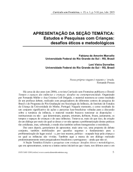 Veja o Artigo - Currículo sem Fronteiras