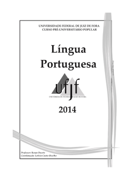 Apostila &ndash; Portugu&ecirc;s &ndash; Prof.&ordm; Renan