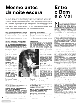 Mesmo antes da noite escura Entre o Bem e o Mal