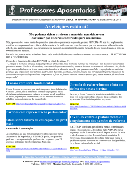 Boletim Informativo Nº 7 (Set. 2015)