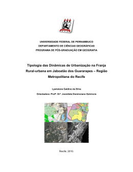 Silva, Lywistone Galdino da. - Universidade Federal de Pernambuco
