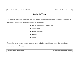 Sinais de Teste