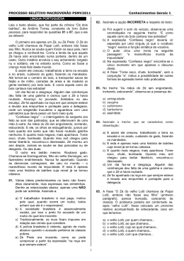 Prova 01 - Comvest