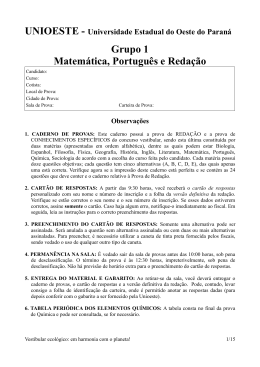 Grupo 1 Matem&aacute;tica, Portugu&ecirc;s e Reda&ccedil;&atilde;o