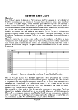 Apostila Excel 2000