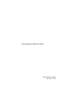 Processamento Digital de Sinais