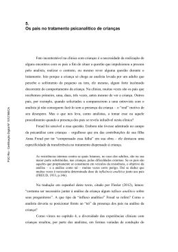 5. Os pais no tratamento psicanalítico de crianças - Maxwell - PUC-Rio