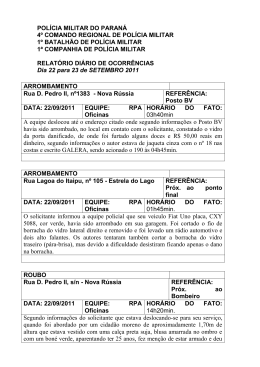 pol&iacute;cia militar do paran&aacute; 4&ordm; comando regional de pol&iacute;cia militar 1&ordm;