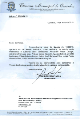 Moção Ourinhos