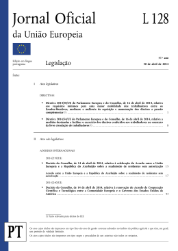 Jornal Oficial L128 - Autoridade para as Condi&ccedil;&otilde;es do Trabalho