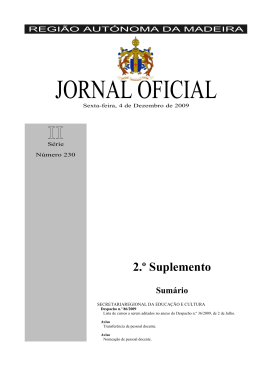 JORNAL OFICIAL - Sindicato dos Professores da Madeira