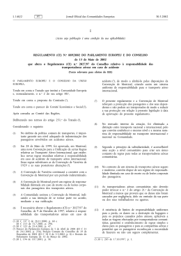 (CE) n.&ordm; 889/2002 - Centro Nacional de Informa&ccedil;&atilde;o e Arbitragem de