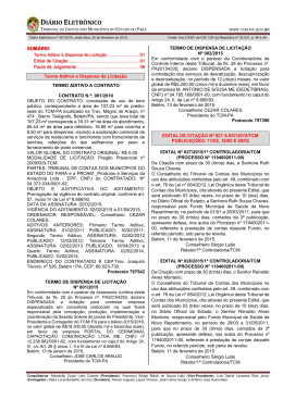 DI&Aacute;RIO ELETR&Ocirc;NICO