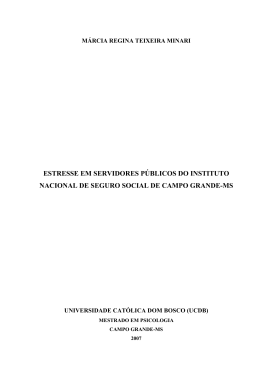 estresse em servidores p&uacute;blicos do instituto nacional de
