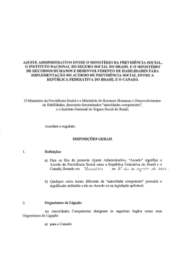 AJUSTE ADMINISTRATIVO ENTRE O MINIST&Eacute;RIO