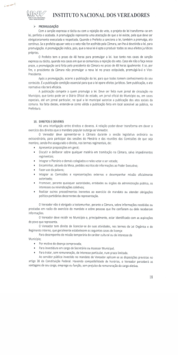 INSTITUTO NACIONAL DOS VEREADORES