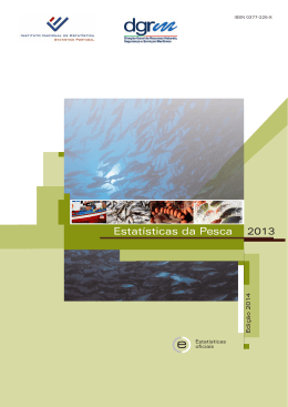Estat&iacute;sticas da Pesca 2013