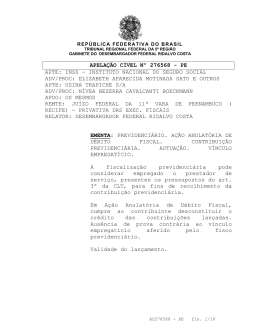 Inteiro Teor - Tribunal Regional Federal da 5ª Região