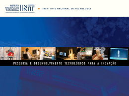 INSTITUTO NACIONAL DE TECNOLOGIA | Pesquisa e - IPD