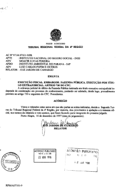 AC NÚ 97.04.07101-9/PR APTE : INSTITUTO NACIONAL DO