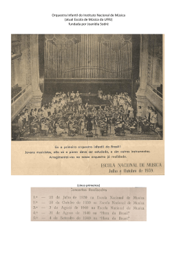 Orquestra Infantil do Instituto Nacional de Música (atual Escola de